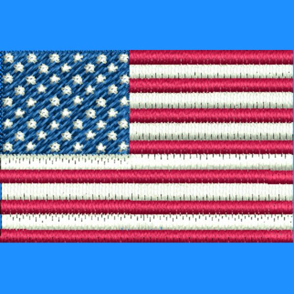 Embroidered US Flag - 350308 Thumbnail