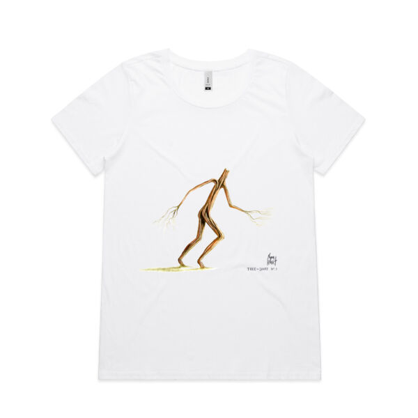 Tree-Shirt No1 Womens Shallow Scoop Tee Thumbnail