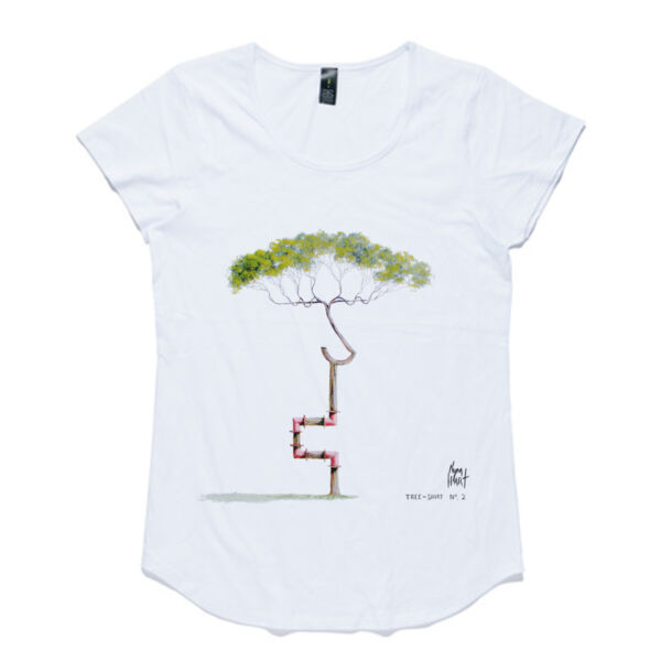 Tree-Shirt No2 Womens Mali Boutique Capped Sleeve Thumbnail