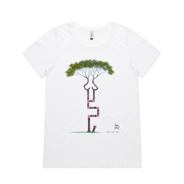Tree-Shirt No4 Womens Shallow Scoop Tee Thumbnail