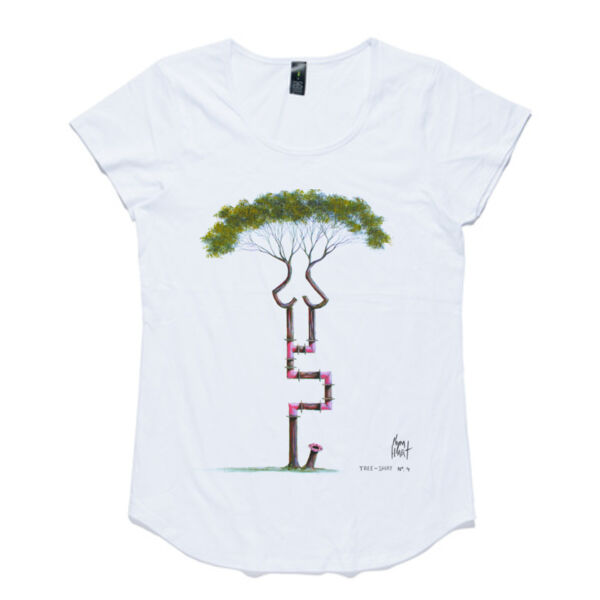 Tree-Shirt No4 Womens Mali Boutique Capped Sleeve Thumbnail