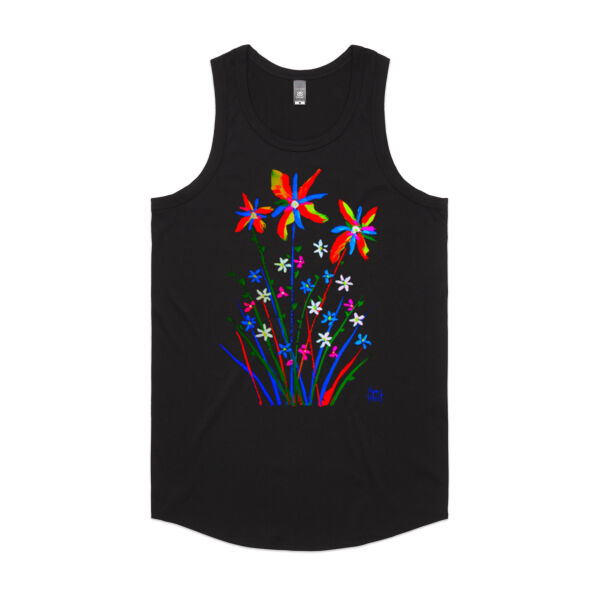 Flowers No1 Mens Singlet Thumbnail