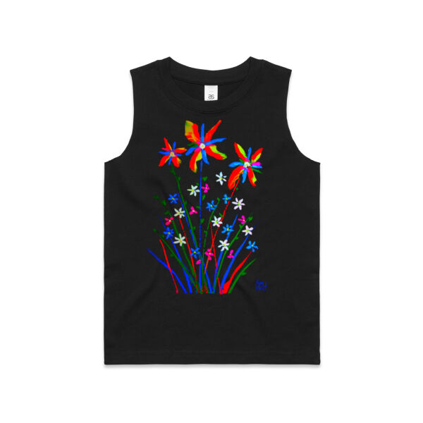 Flowers No1 Kids Barnard Tank Thumbnail