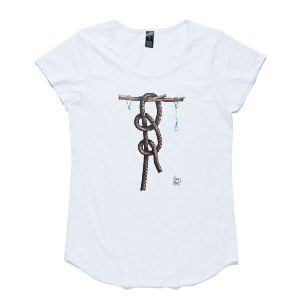 Rope shirt No1 Women's Mali Boutique Capped Sleeve Thumbnail