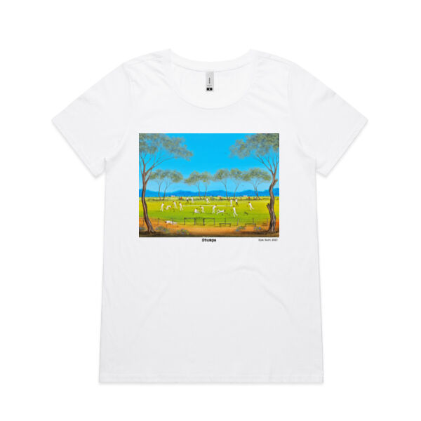 "Stumps" Womens Shallow Scoop Tee Thumbnail